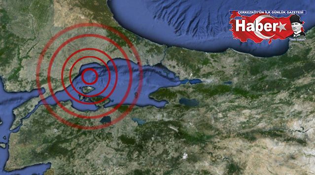 Korkutan deprem Tekirdağ