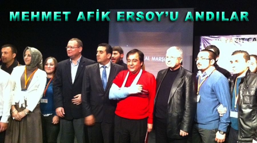 Mehmet Afik Ersoy’u andılar 