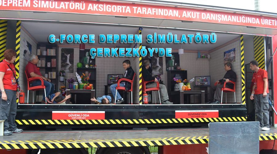 G-Force deprem simülatörü Çerkezköy’de  