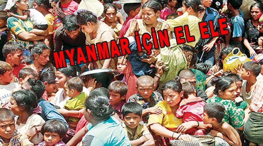 Myanmar için el ele 