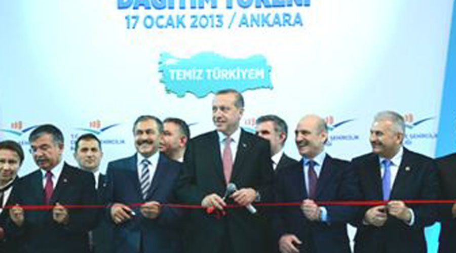 Hava kalitesi ölçüm istasyonunu Başbakan Erdoğan açtı 