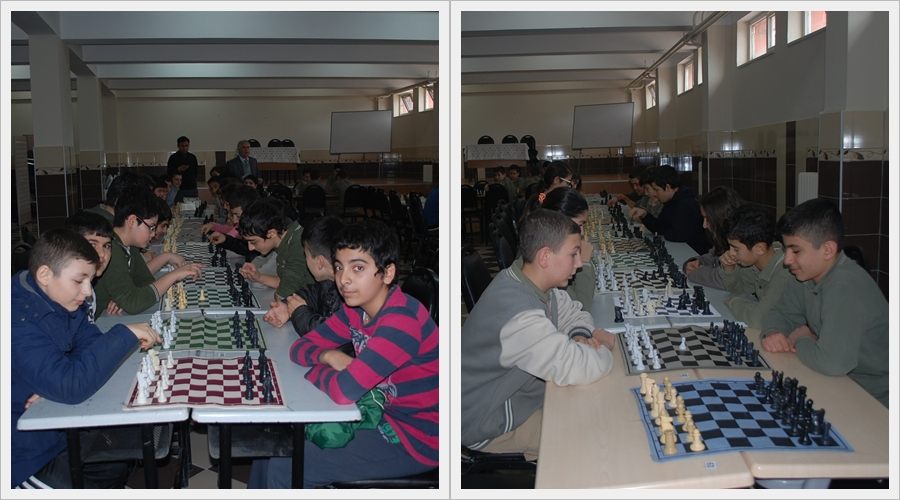  Öğrenciler şah-mat turnuvasında buluştu