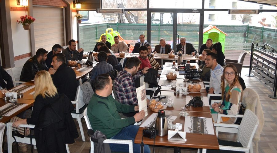  ÇTSO yönetimi, gazetecileri kahvaltıda ağırladı