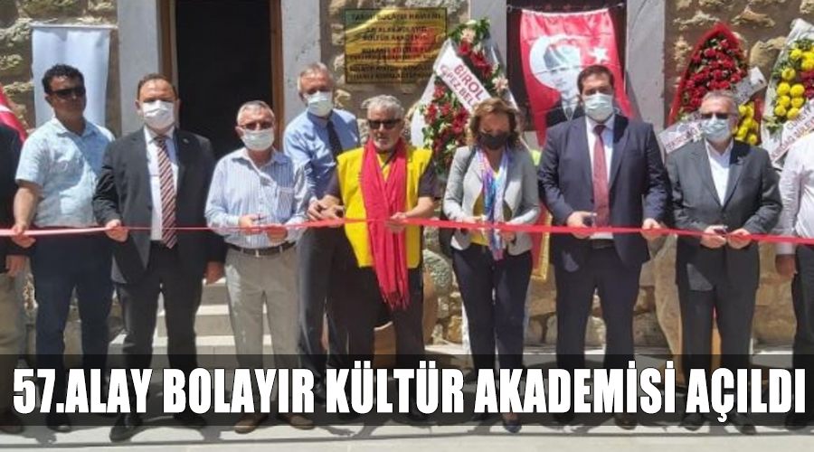 57.Alay Bolayır Kültür Akademisi açıldı