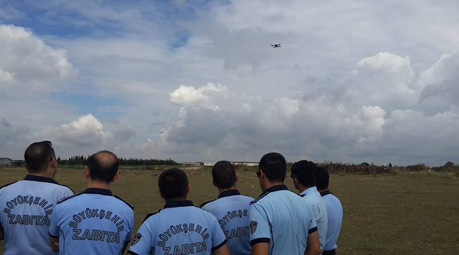 35 personel drone ehliyeti aldı 