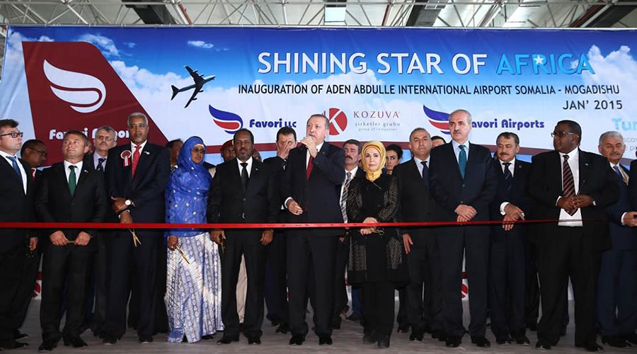 Mogadişu Havaalanına muhteşem açılış