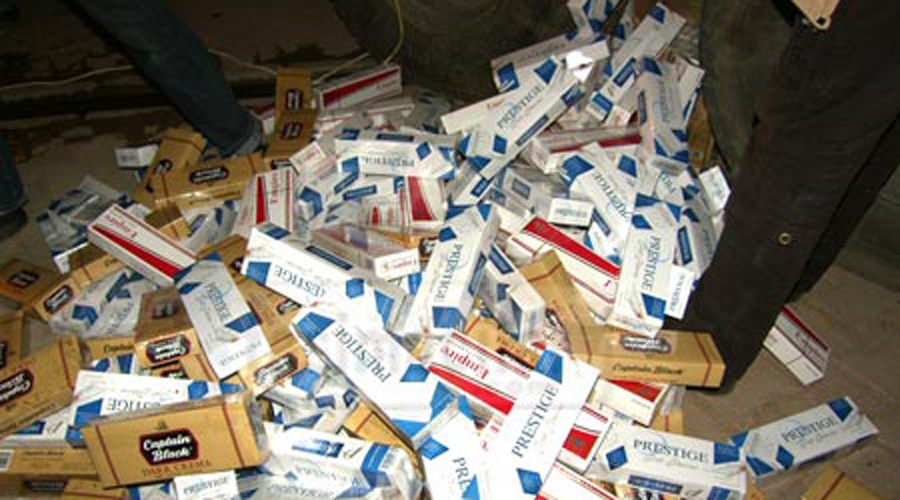 Bin 914 paket kaçak sigara yakalandı