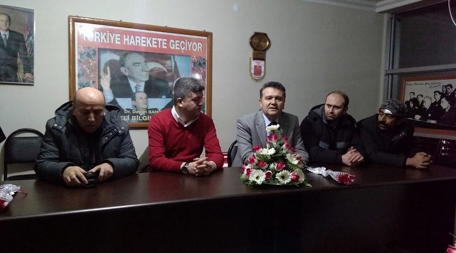 MHP aday adaylarından Çerkezköy yönetimine ziyaret