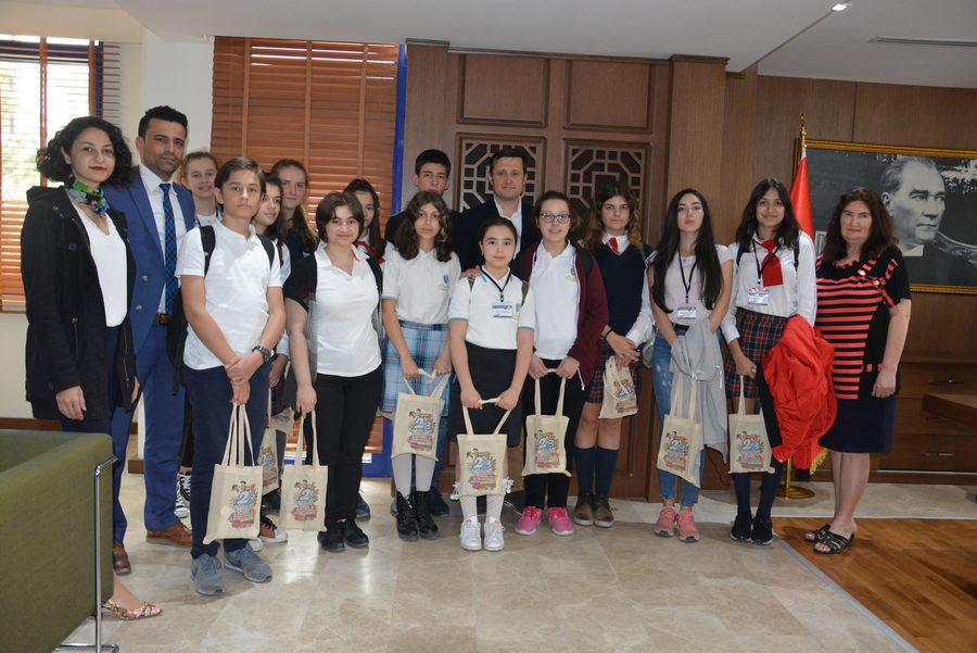 Bulgaristanlı öğrencilerde ilçe protokolüne ziyaret