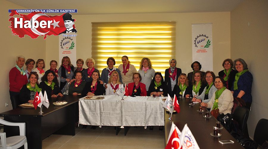 Kadın Meclisi üyeleri Çerkezköy