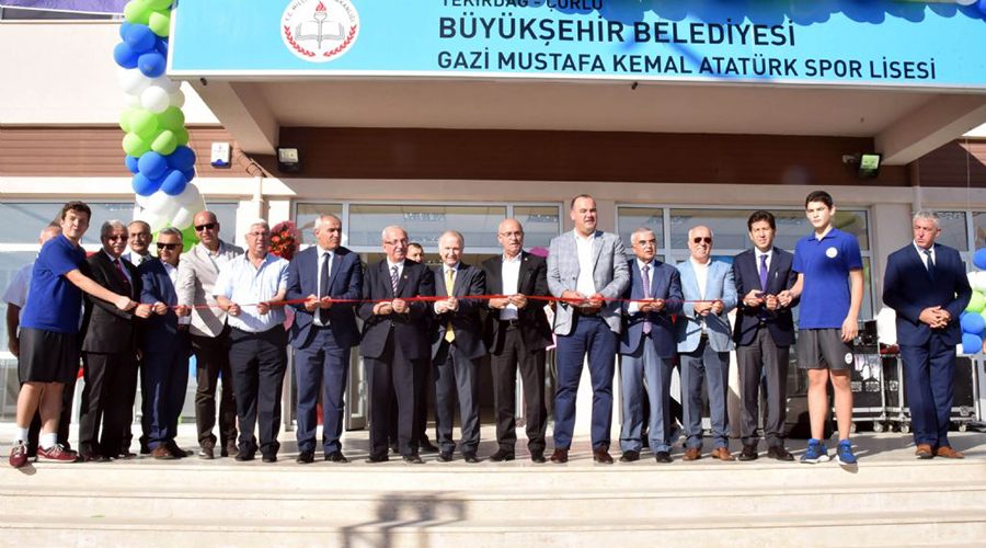 Atatürk Spor Lisesi görkemli bir törenle Çorlu