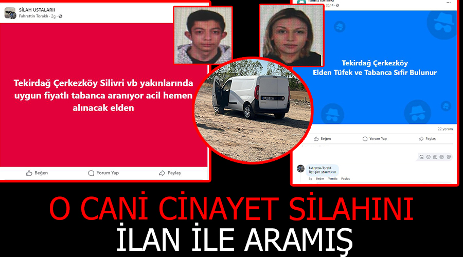 O cani cinayet silahını ilanla aramış