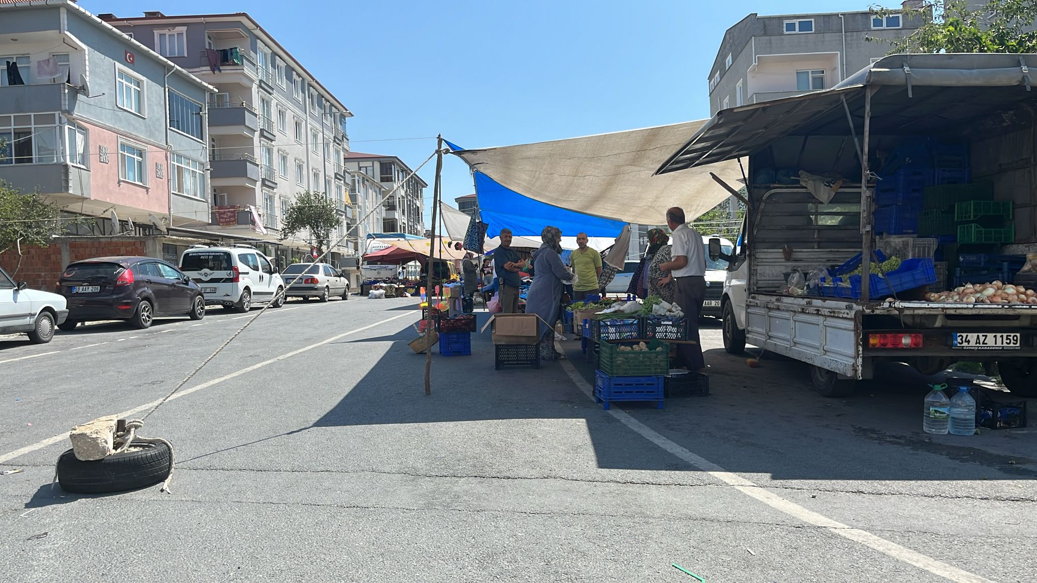 Çerkezköy’de bu da oldu: Kaçak Pazar kurmaya çalıştılar