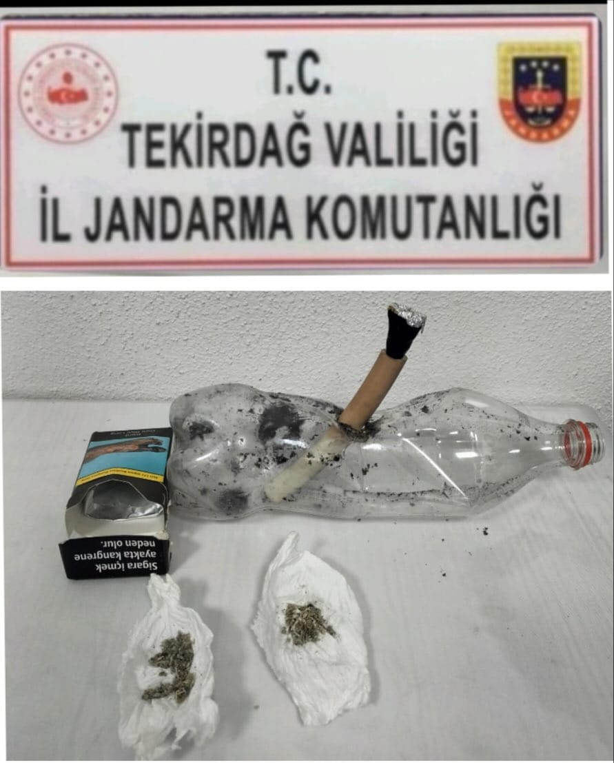 Çerkezköy’de jandarmadan uyuşturucu operasyonu