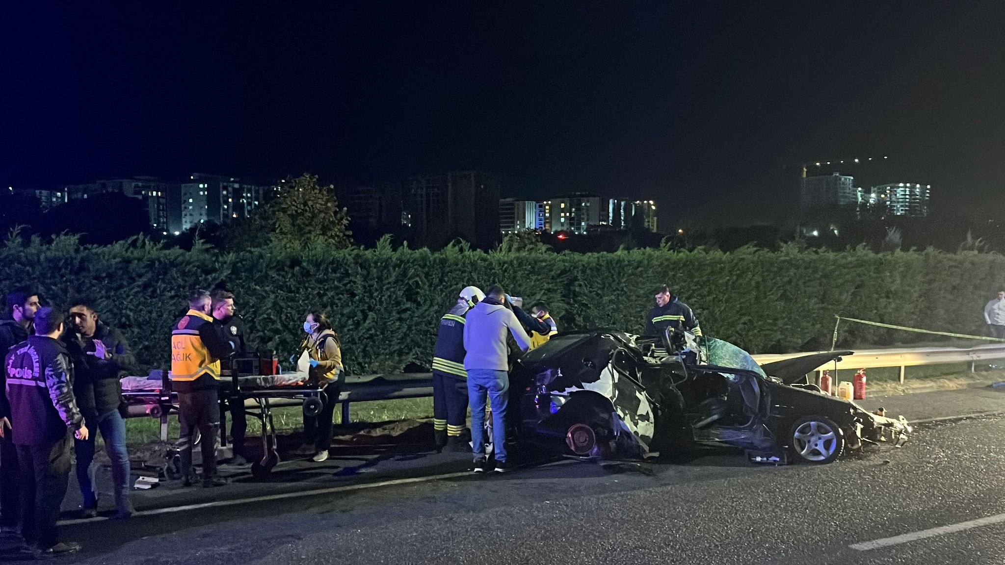 Çerkezköy-Kapaklı yolunda feci kaza; 1 ölü 1 yaralı