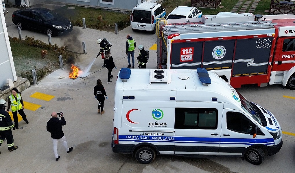 Deprem, Yangın, Arama Kurtarma ve Tahliye tatbikatı gerçekleştirildi