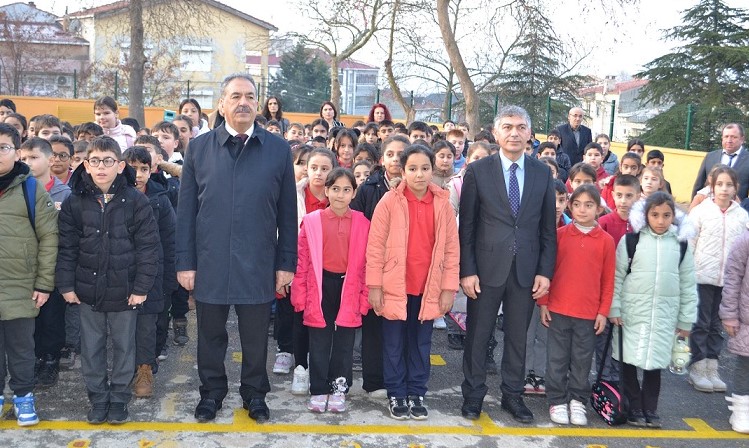 Kaymakam Güler, ilkokul öğrencileri ile buluştu 