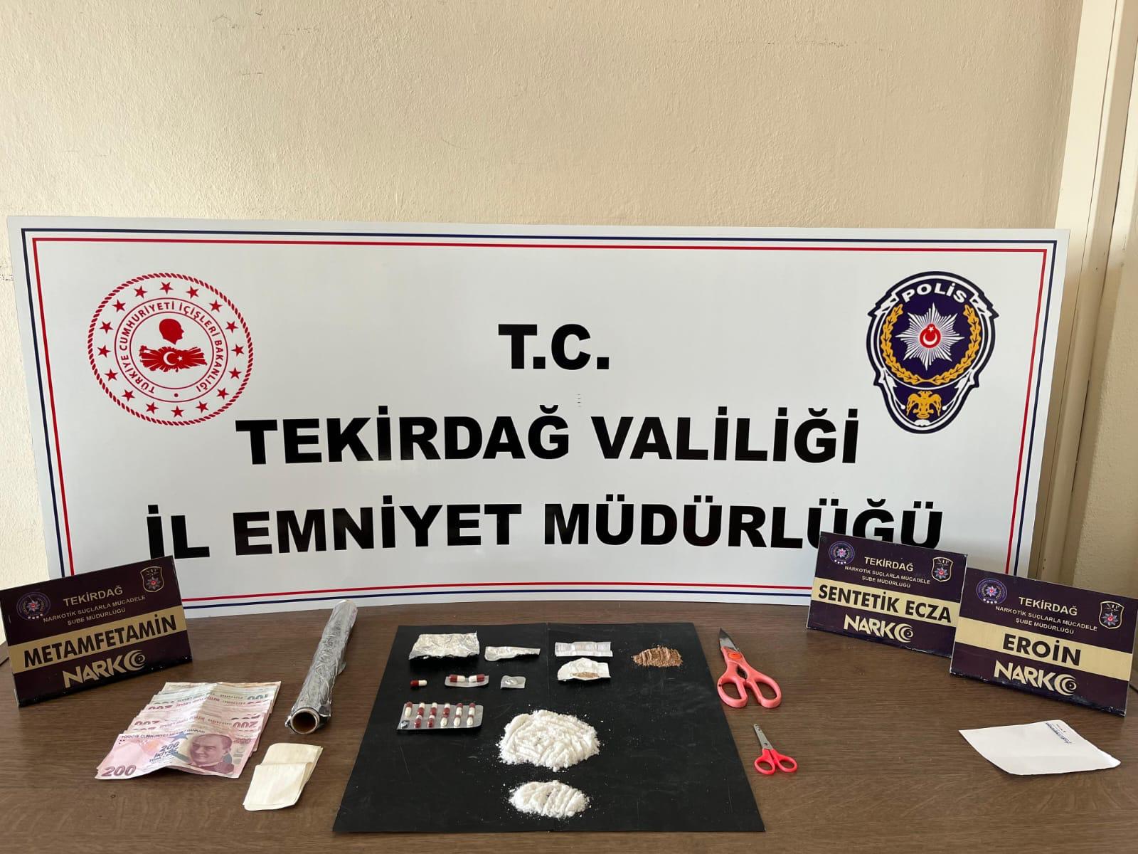 Tekirdağ emniyeti zehir tacirlerine göç açtırmıyor