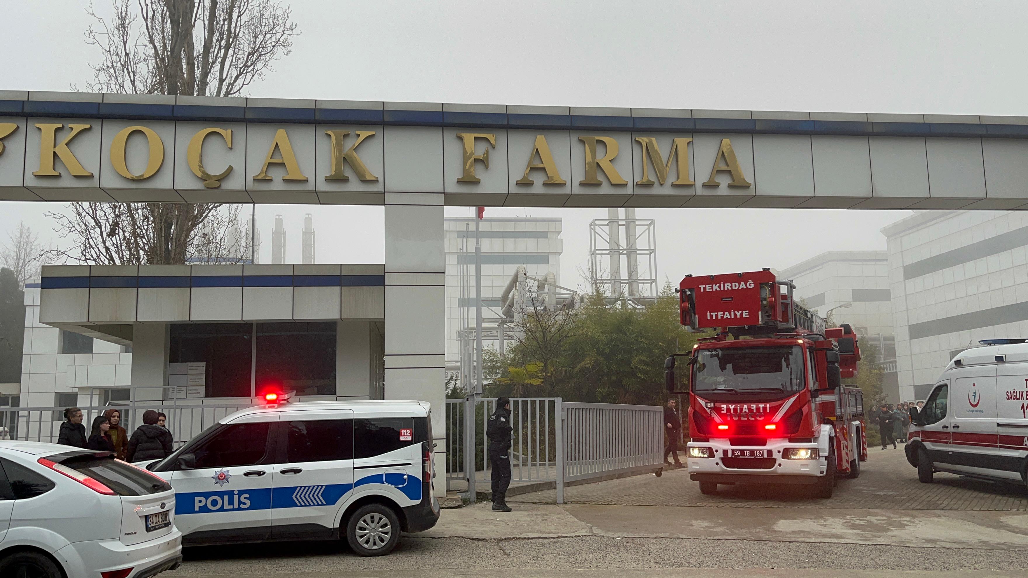 İlaç fabrikasında korkutan patlama