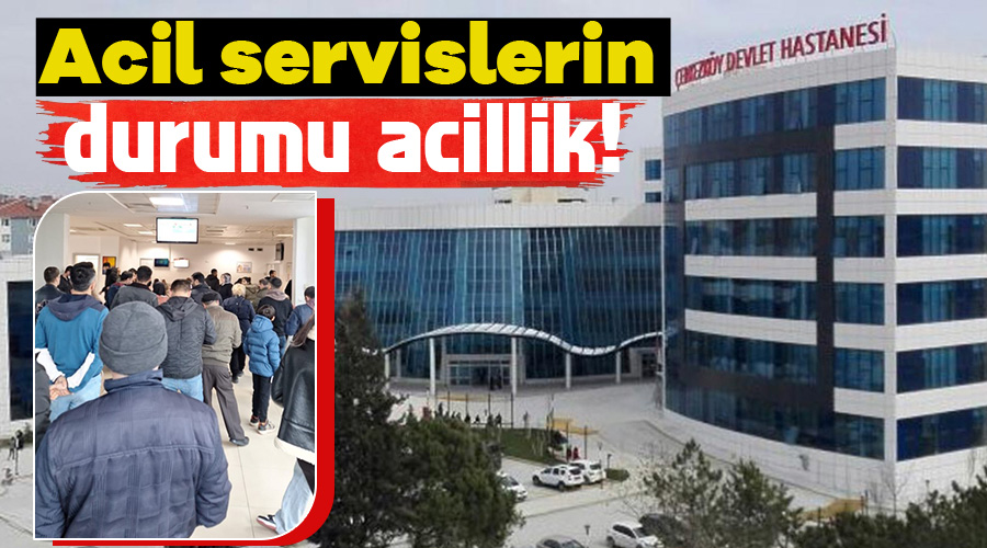 Acil servislerin durumu acillik!