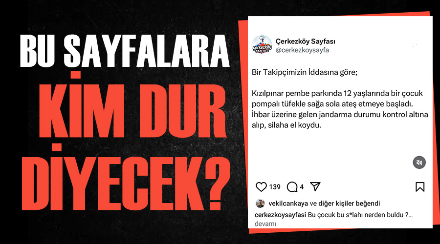 Bu sayfalara kim dur diyecek?