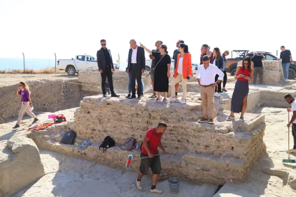Başkan Ata Perinthos antik kenti kazı alanını ziyaret etti