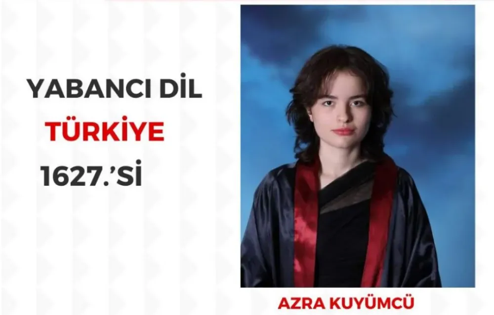 Çerkezköylü Azra’dan dil sınavında büyük başarı