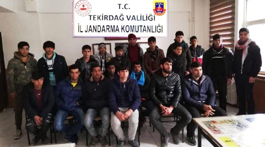 57 kaçak göçmen ve 2 organizatör yakalandı