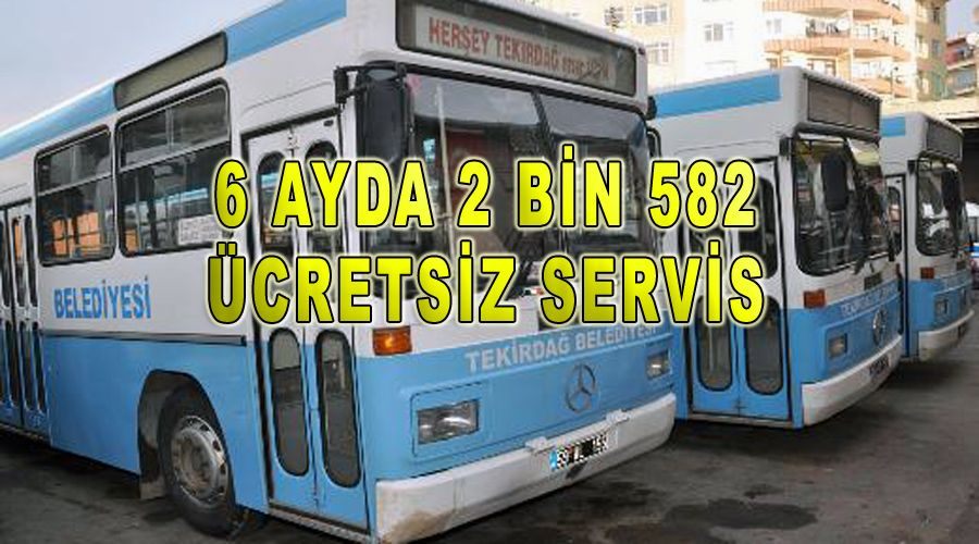 6 Ayda 2 Bin 582 Ücretsiz Servis 