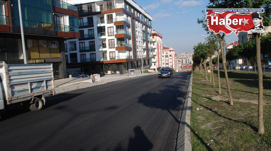 Cengiz Topel Caddesi asfaltlanıyor  