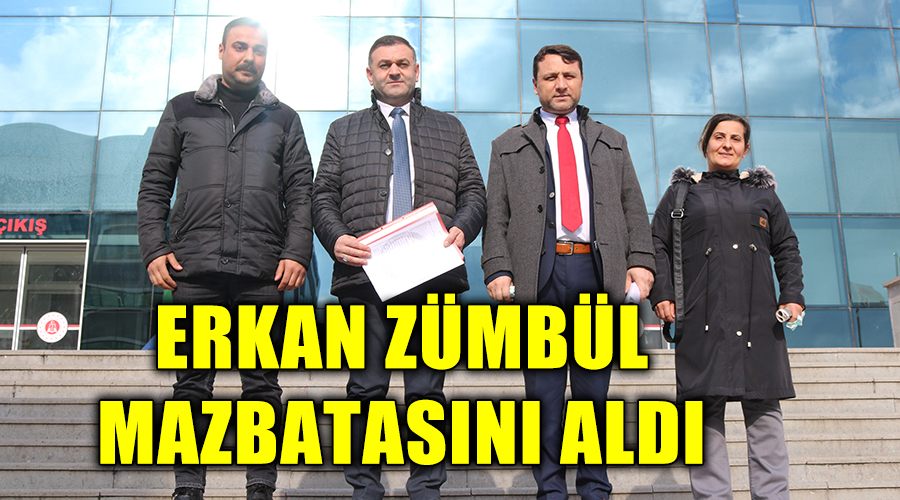 Erkan Zümbül mazbatasını aldı