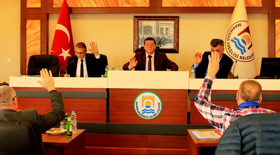 Marmaraereğlisi meclisi toplandı