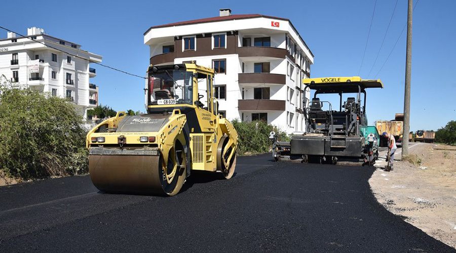 1000 ton asfalt serimi gerçekleştirildi