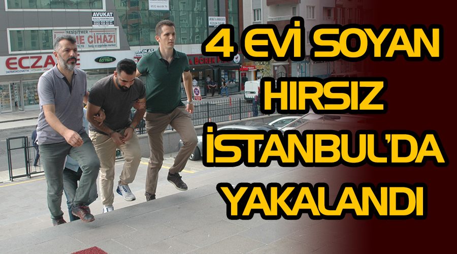 4 evi soyan hırsız İstanbul