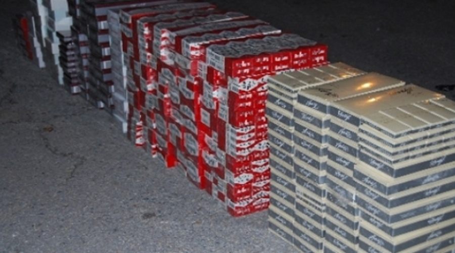 8 bin 570 paket kaçak sigara ele geçirildi