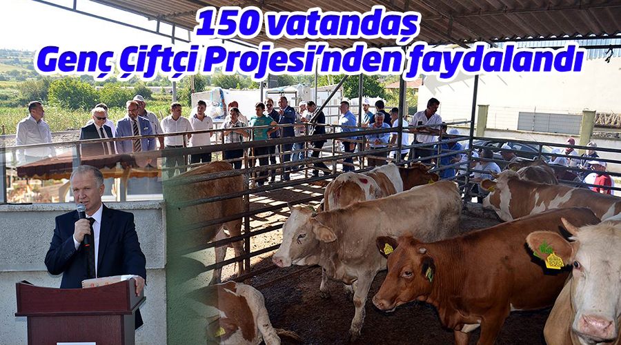 150 vatandaş Genç Çiftçi Projesi