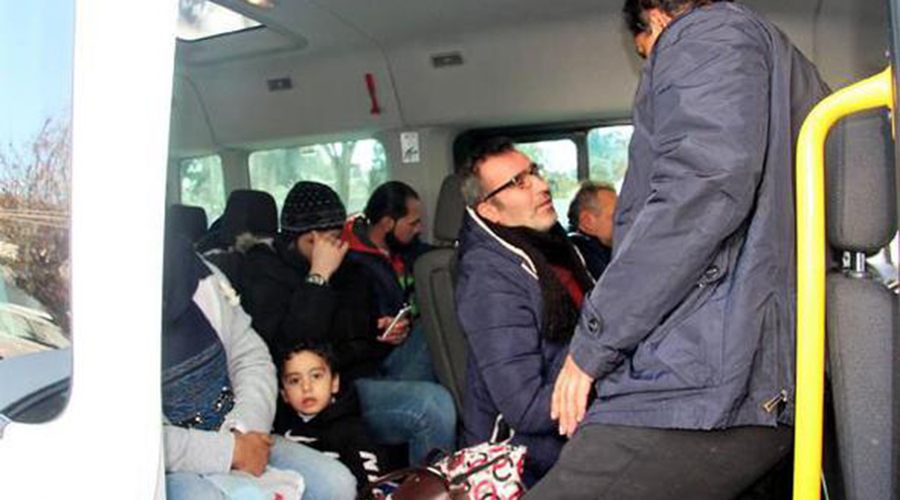 TIR dorsesinde 16 mülteci yakalandı