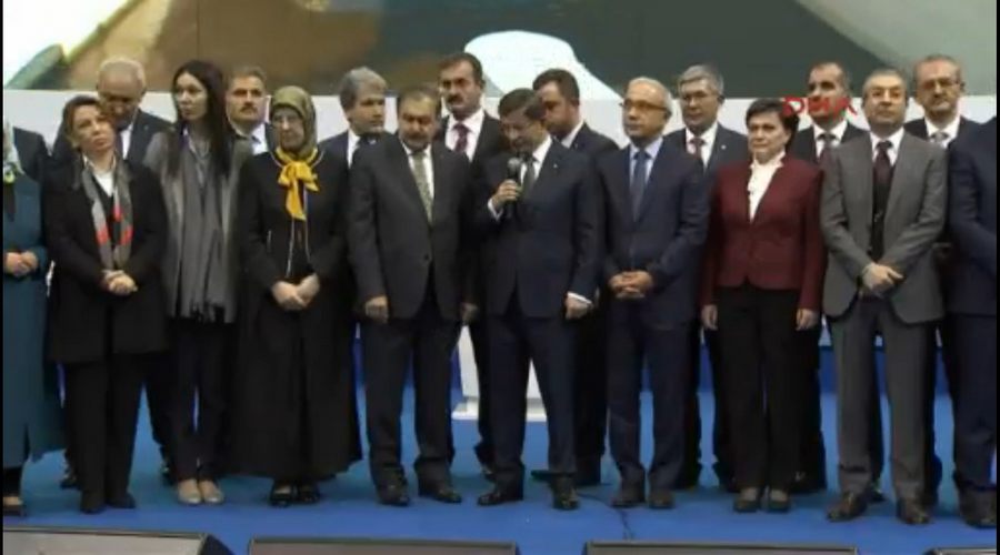 Başbakan Davutoğlu, açılışa sinevizyondan katıldı