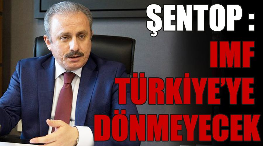 Şentop : IMF Türkiye
