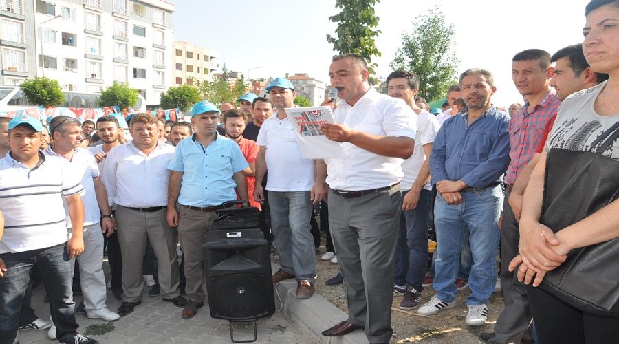 Türk Metal işçileri eylemde