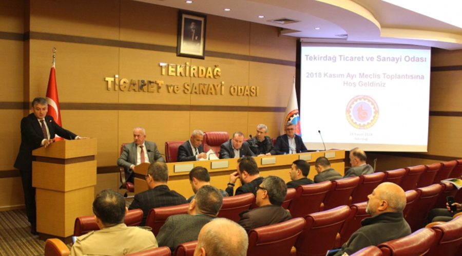 Tekirdağ TSO meclisi toplandı